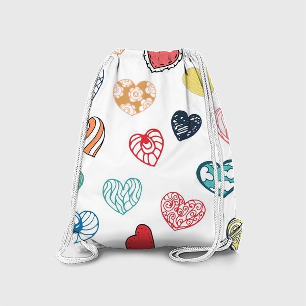 Рюкзак «Винтажные сердечки»