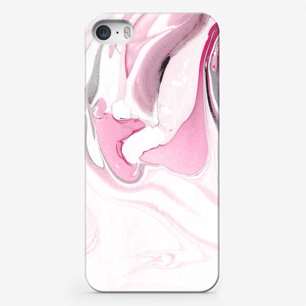 Чехол iPhone «Розовый мрамор»