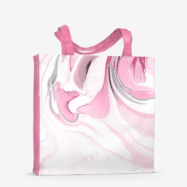 Сумка-шоппер «Розовый мрамор»