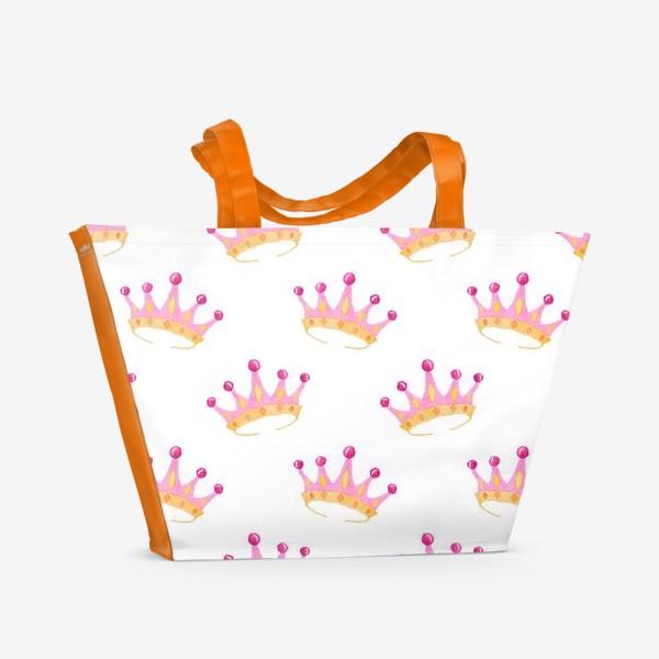 Пляжная сумка «Crown Princesse Pattern Корона Принцесса »