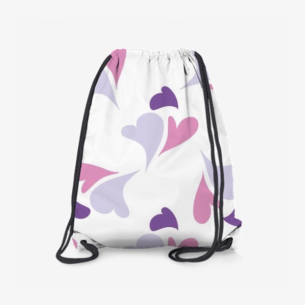Рюкзак «Hearts Purple Pattern»