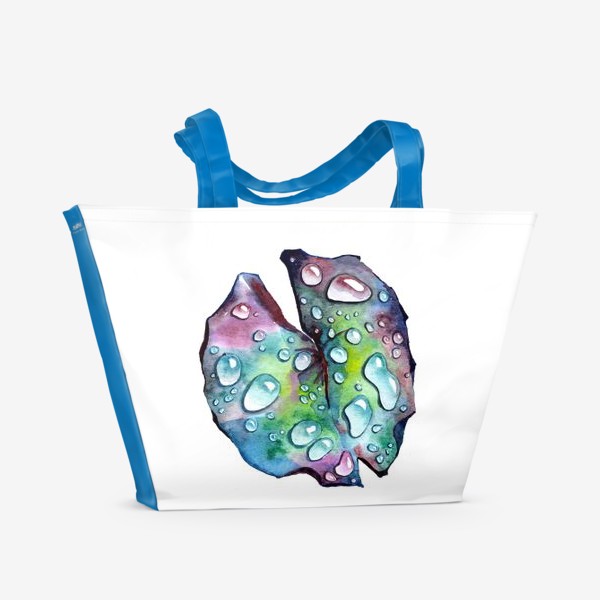Пляжная сумка «Флора 2.0. Лист лотоса»
