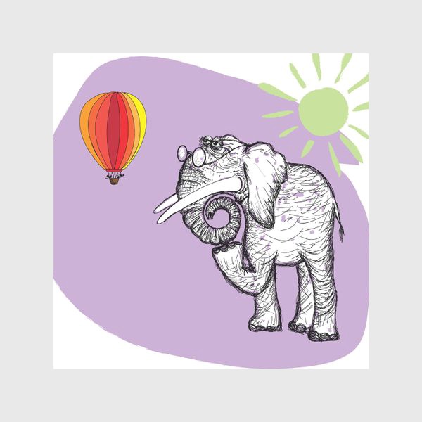 Скатерть «ученый слон»