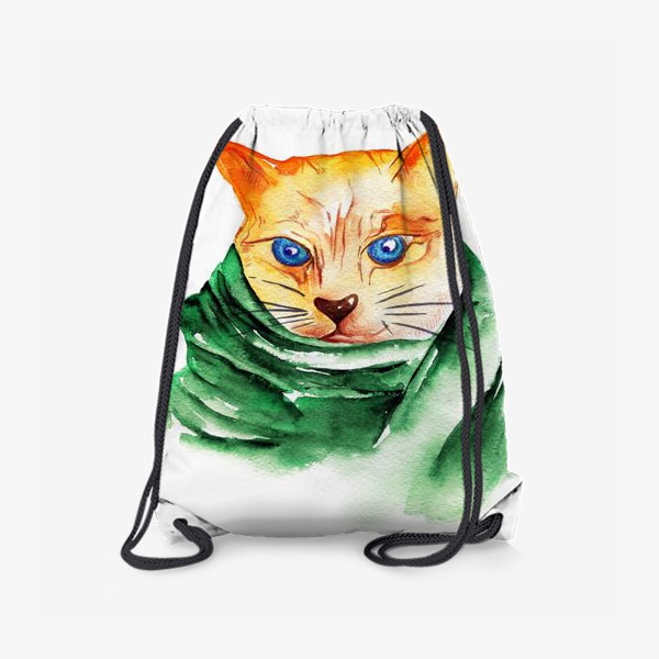 Рюкзак «Кот в шарфе»