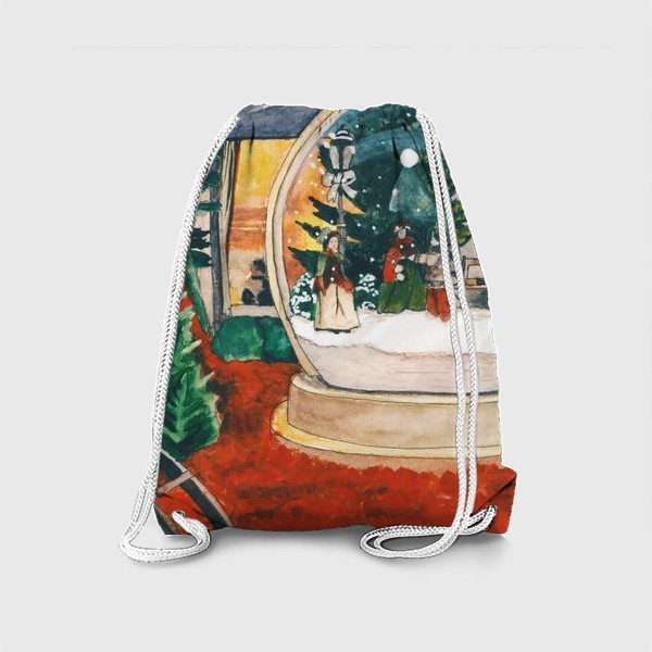 Рюкзак «Снежный шар, рождество»