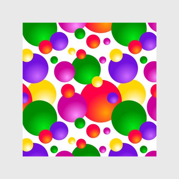 Шторы «Разноцветные шарики»