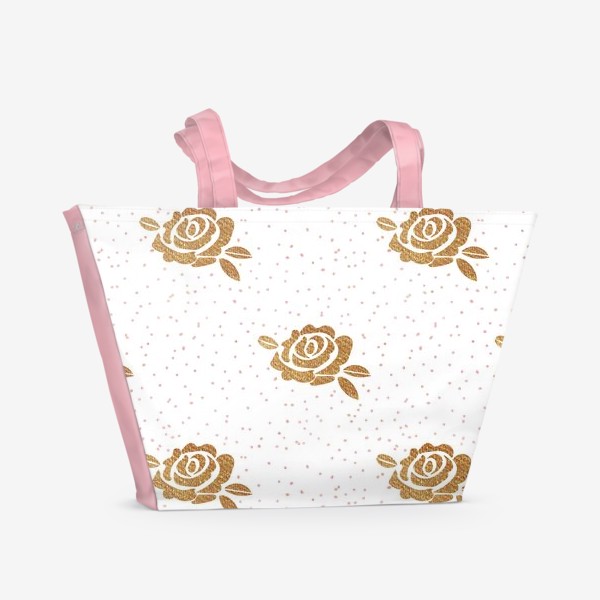 Пляжная сумка «Dots Rose»