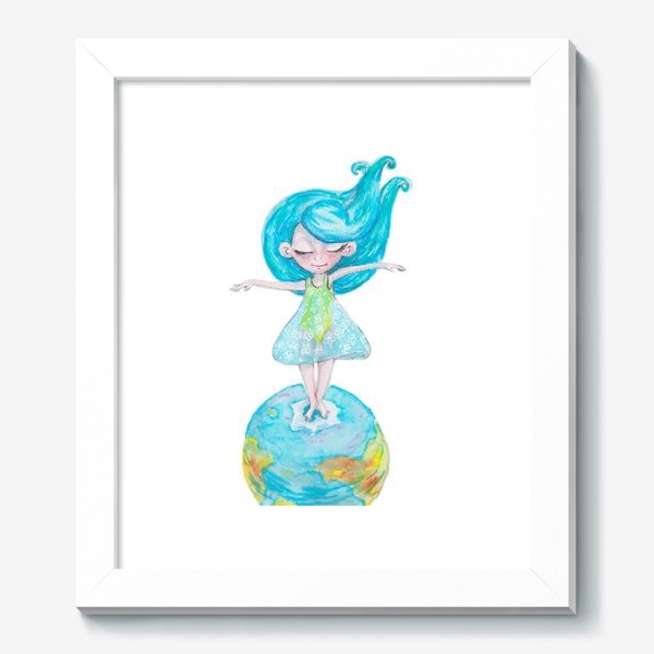 Картина «Девочка на шаре»