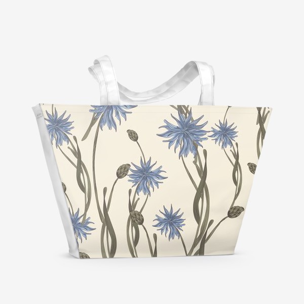 Пляжная сумка «cornflowers»