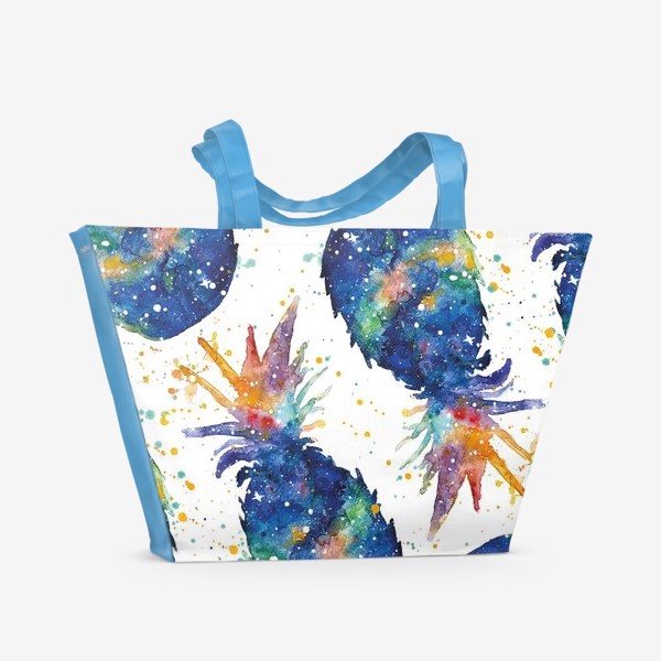 Пляжная сумка «Космический ананас»