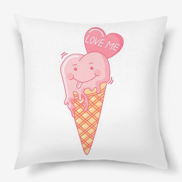 Подушка «Любовное мороженое»