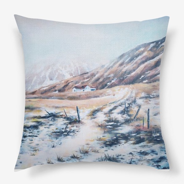 Подушка «Такая холодная Исландия »