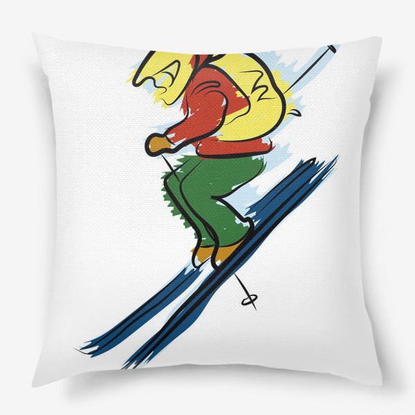 Подушка «Горный лыжник»