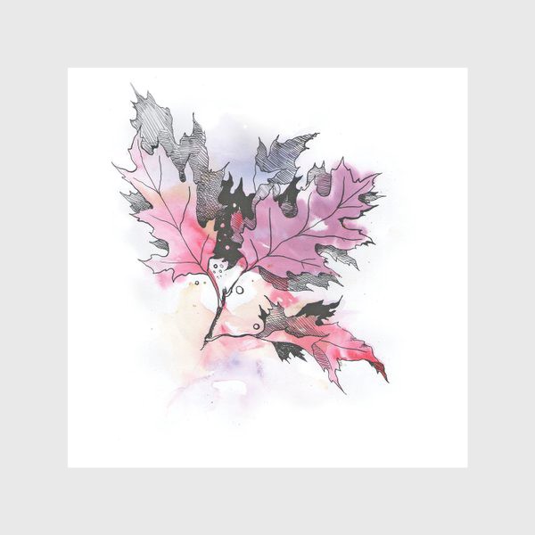 Скатерть «Розовые листья»