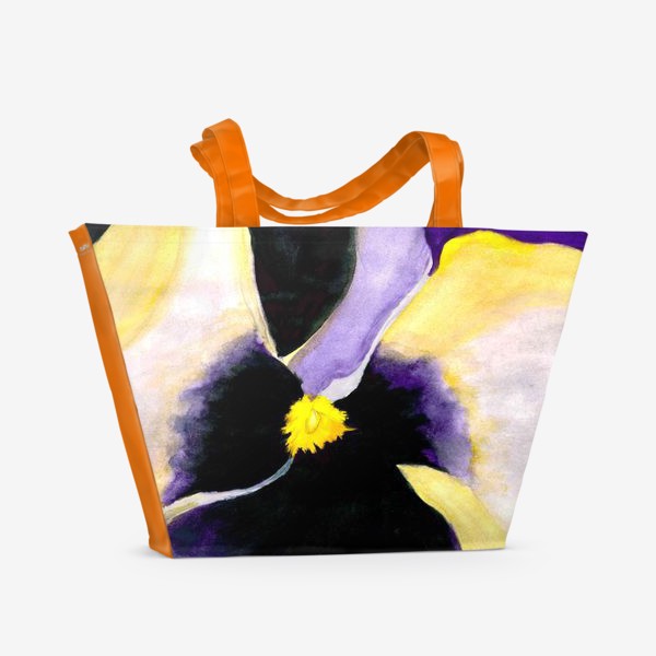 Пляжная сумка «Фиалка Орхидея»