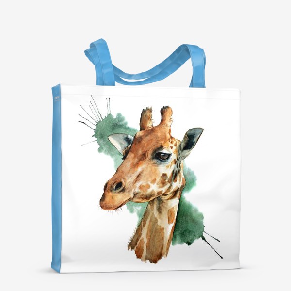 Сумка-шоппер «портрет жирафа»