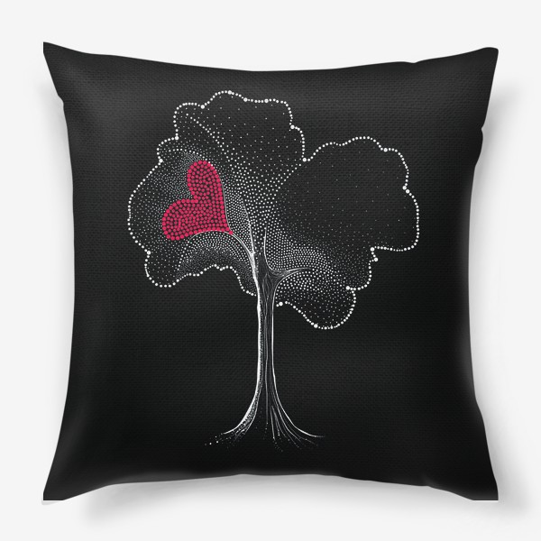 Подушка «Love-Tree Black»