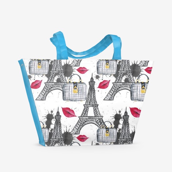 Пляжная сумка «Paris Pattern»