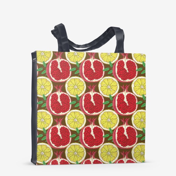 Сумка-шоппер «Lemon Slices and Pomegranate»