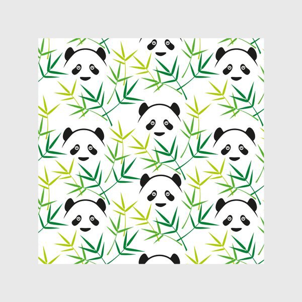 Шторы «Панда в бамбуковом лесу»