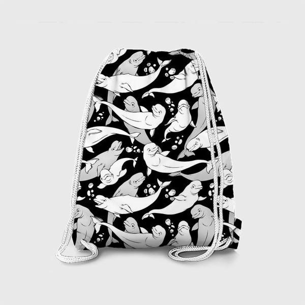 Рюкзак «Черно-белые белухи»