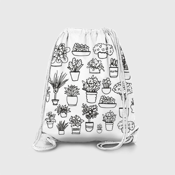 Рюкзак «Комнатные цветочные радости»