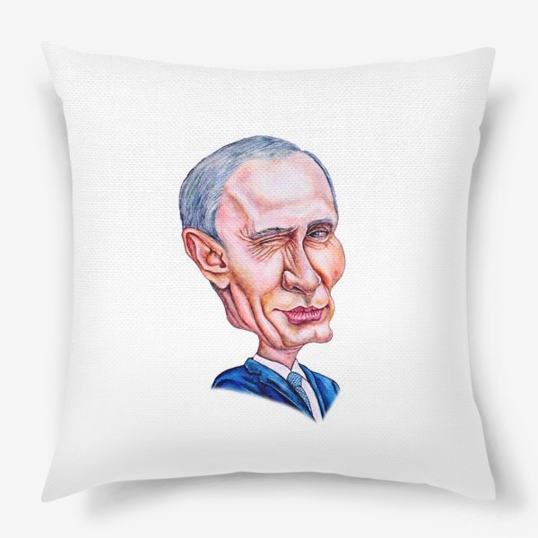 Подушка &laquo;Шарж-портрет Путин &raquo;