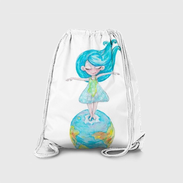 Рюкзак «Девочка на шаре»