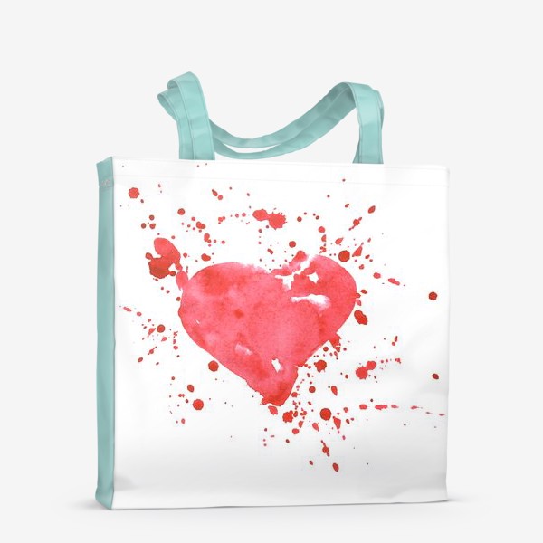 Сумка-шоппер «Влюблённое сердце!»