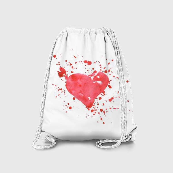 Рюкзак «Влюблённое сердце!»