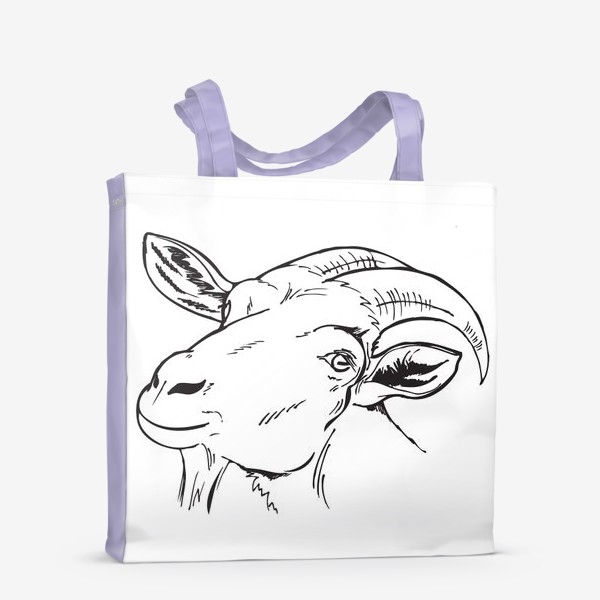 Сумка-шоппер «коза »