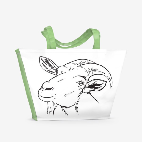 Пляжная сумка «коза »