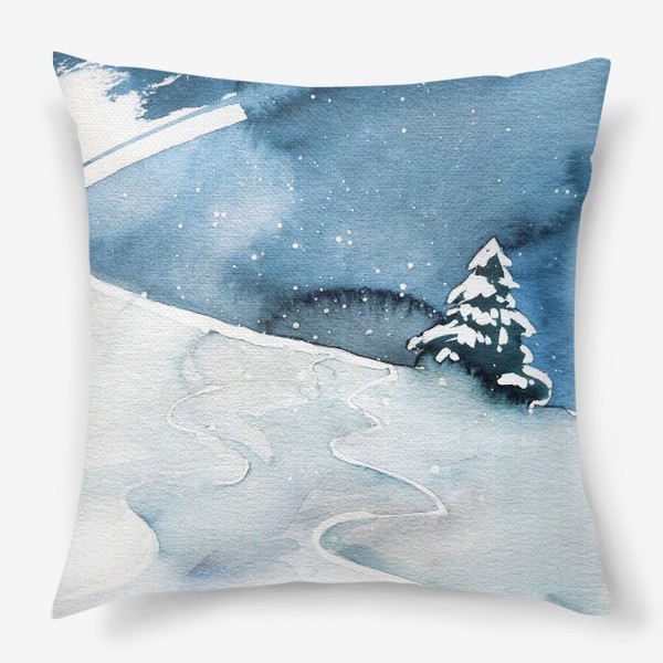 Подушка «Лесная лыжня»
