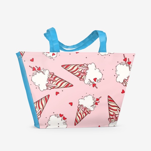 Пляжная сумка «Любовь сладкоежки»