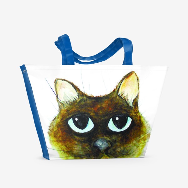 Пляжная сумка «Тайка кошка»