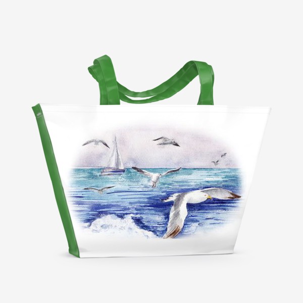 Пляжная сумка «Крики чаек»