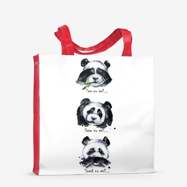 Сумка-шоппер «панда»