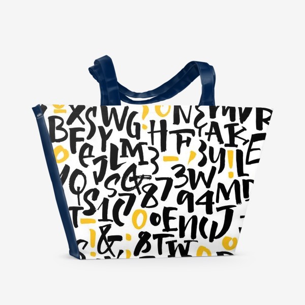 Пляжная сумка «Буквы»