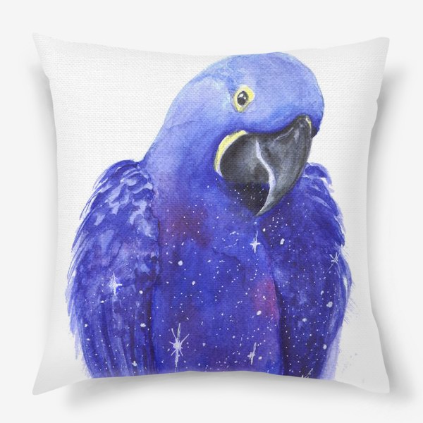 Подушка «Космический попугай»
