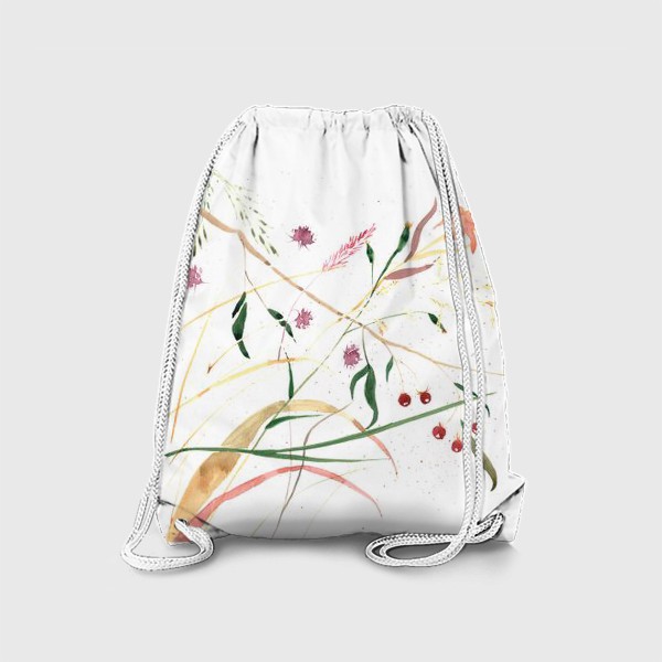 Рюкзак «Абстрактный цветочный орнамент»