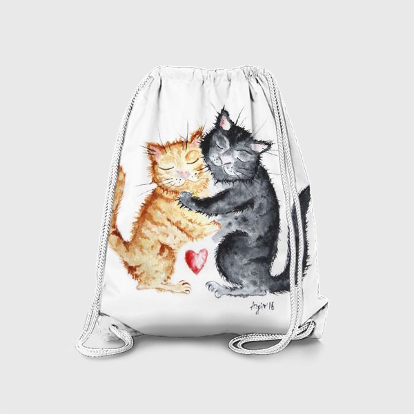 Рюкзак «Влюблённые коты»