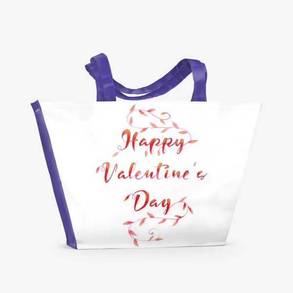 Пляжная сумка &laquo;День Святого Валентина!&raquo;