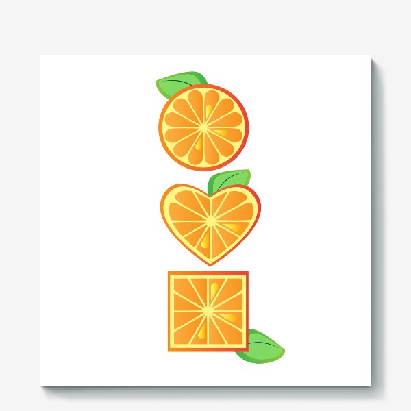 Холст «Апельсиновое настроение»
