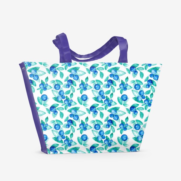 Пляжная сумка «Голубика»