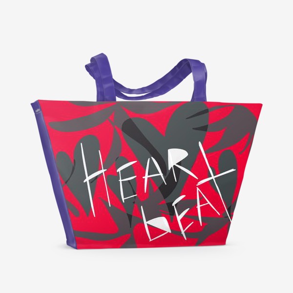 Пляжная сумка «heartbeat»