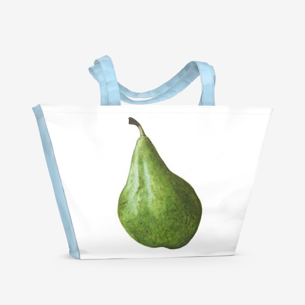Пляжная сумка «Зеленая груша»