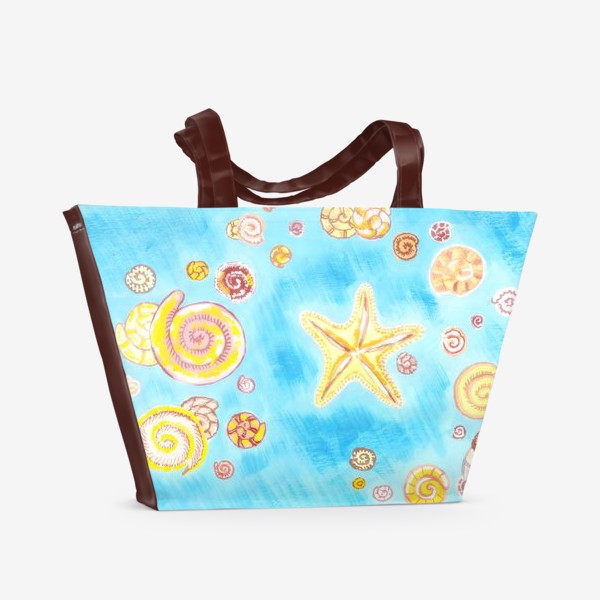 Пляжная сумка «Морское пейзаж»