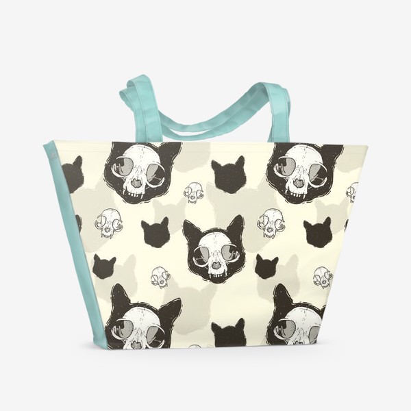 Пляжная сумка «Cat head»