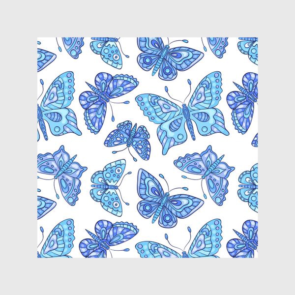 Скатерть «Голубые бабочки»