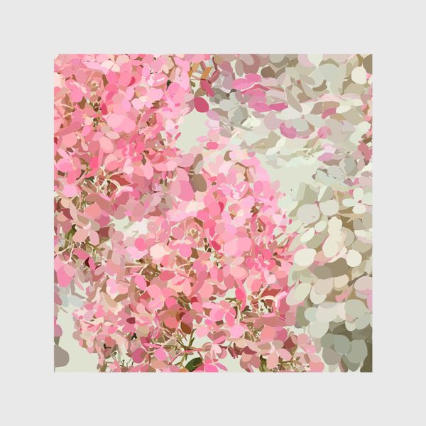 Шторы «pink hydrangea»
